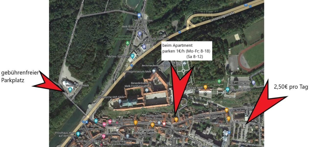 Schon Wohnen Beim Stift Melk Lägenhet Exteriör bild